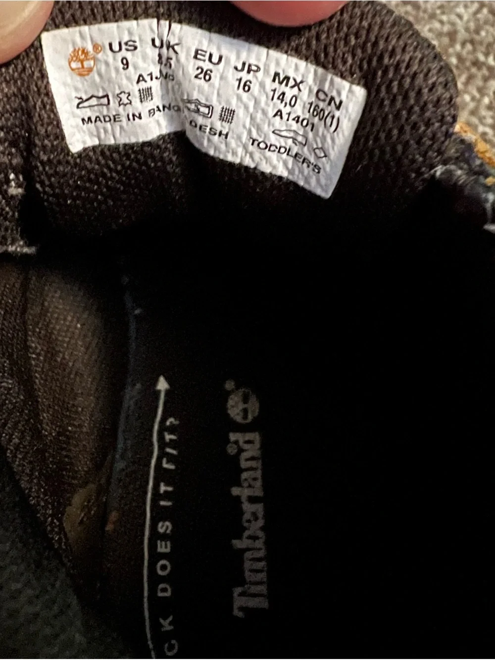 Timberland toddler toddle